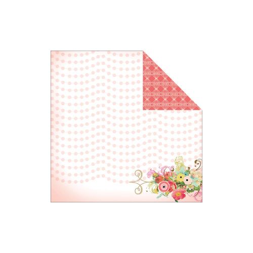 My Minds Eye - Just Sayin' Collection by Rhonna Farrer - Posies Glittered Paper