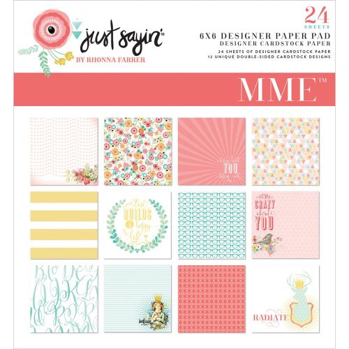 My Mind's Eye - Just Sayin' Collection by Rhonna Farrer - 6x6 Paper Pad