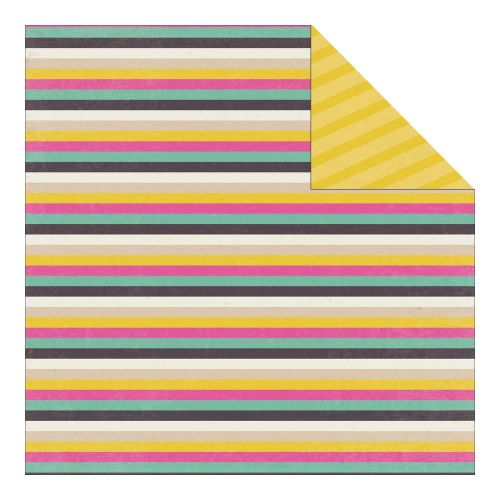 My Minds Eye - Kate & Co. - Cambridge Court - Stripes - Paper