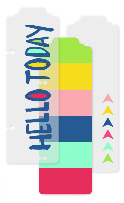 Simple Stories - Life Documented - 6x8 Plastic Bookmarks