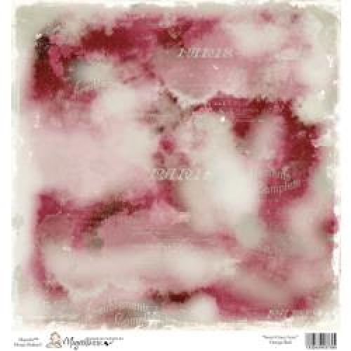 Magnolia Ink - Sweet Crazy Love- Heavyweight Single Sided Cardstock 12"X12" Vintage Red