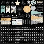 Teresa Collins Designs - Memorabilia - 12x12 Sticker Sheet