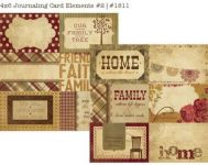 Simple Stories - Generations - 4x6 Vertical Journaling Card Elemements #2