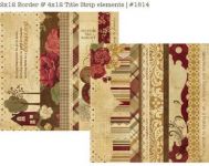 Simple Stories - Generations - 2x12 Borders & 4x12 Title Strip Elements