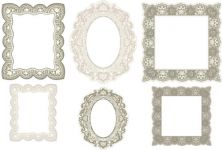 Making Memories - Tie the Knot Collection - Embossed Frame