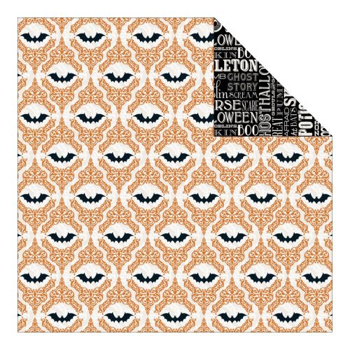 Teresa Collins Designs - Masquerade Party Double-Sided Cardstock 12"X12" - Halloween Bats