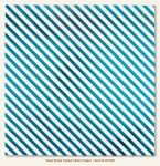 My Mind's Eye - Necessities - Teals Stripe Foiled Vellum Paper