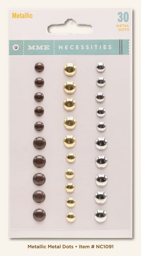 My Mind's Eye - Necessities - Metallic Metal Dots