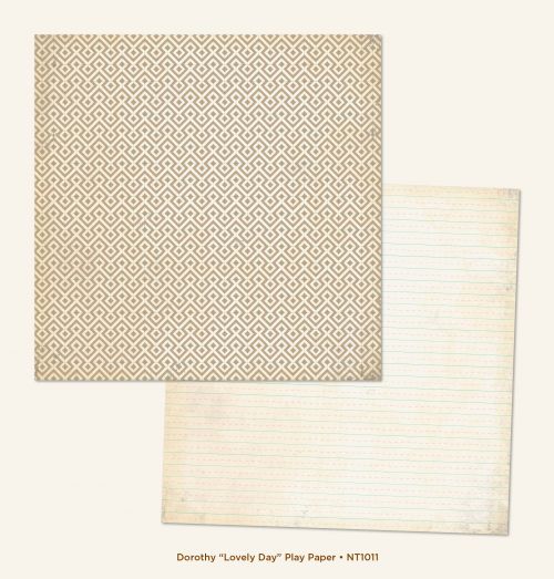 My Mind's Eye - Now and Then - By Jen Allyson - Lovely Day Play 12 x 12 Double Sided Patterned Paper