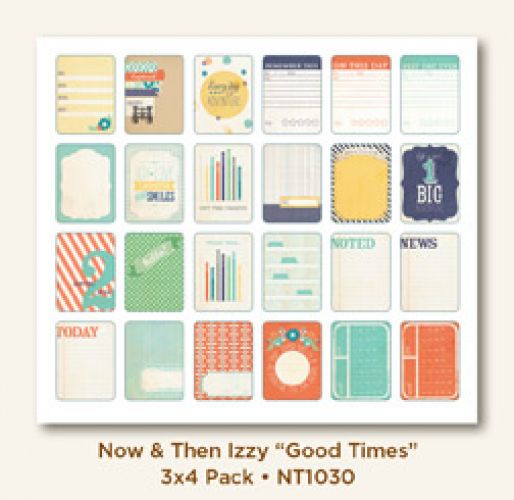 My Mind's Eye - Now and Then - By Jen Allyson - Good Times 3x4 Journaling Cards