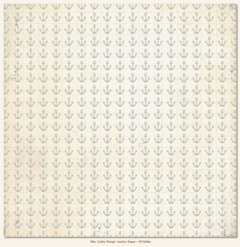 My Mind's Eye - Now and Then - By Jen Allyson - Little Things Anchor 12 x 12 Double Sided Patterned Paper