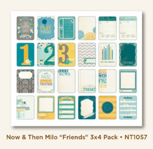 My Mind's Eye - Now and Then - By Jen Allyson - Friends 3x4 Journaling Cards