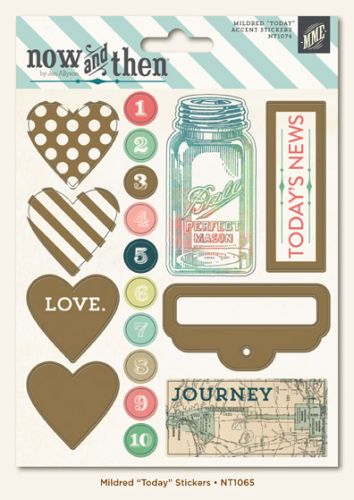 My Mind's Eye - Now and Then - By Jen Allyson - Today Accent Stickers