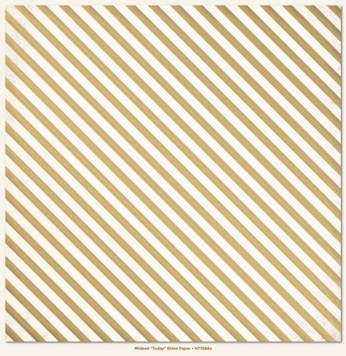 My Mind's Eye - Now and Then - By Jen Allyson - Today Shine 12 x 12 Double Sided Patterned Paper