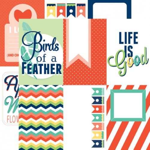 Echo Park Paper Company - Photo Freedom - Happy-Go-Lucky Collection - 12 x 12 Paper - Life is Good