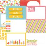 Echo Park Paper Company - Photo Freedom - Fun in the Sun - 12 x 12 Paper - Fun in the Sun