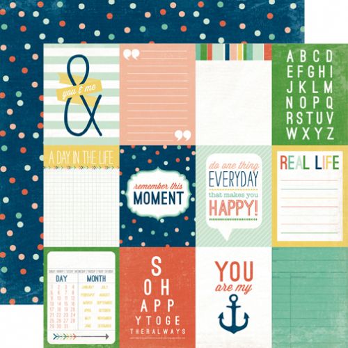 Echo Park Paper Company - Photo Freedom - Volume II - 12 x 12" Paper - Day In The Life