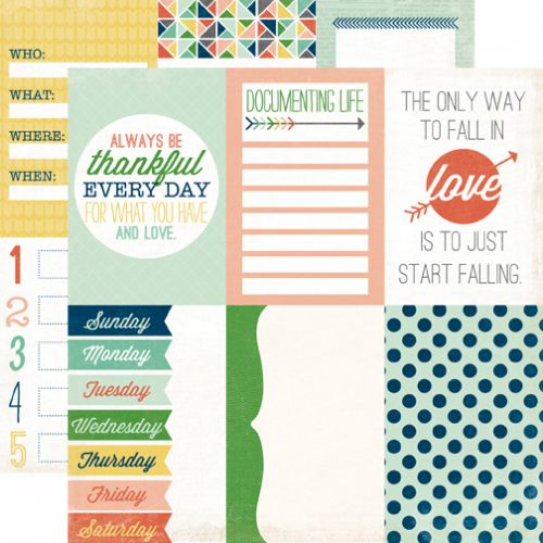 Echo Park Paper Company - Photo Freedom - Volume II - 12 x 12" Paper - Documenting Life