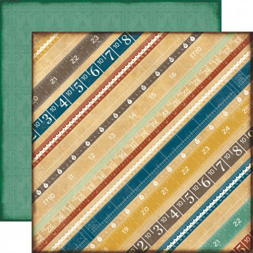 Echo Park Paper Company - Reflections - 12x12" Paper - Reflection Rulers