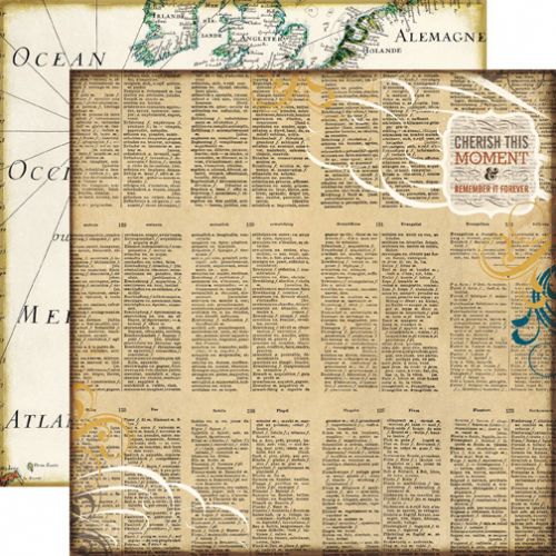 Echo Park Paper Company - Reflections - 12x12" Paper - Cherish the Moment