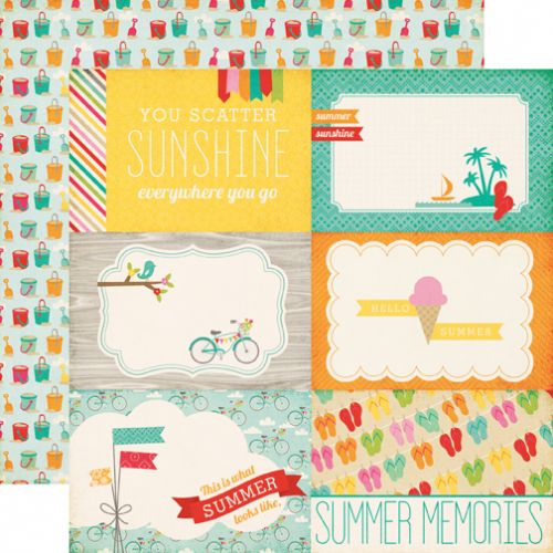 Echo Park Paper Company - Summer Bliss Collection - 12x12" Paper - Summer Memories