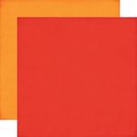 Echo Park Paper Company - Summer Bliss Collection - 12x12" Paper - Red / Orange Distressed Solid