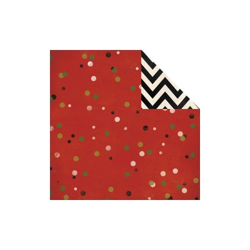 My Minds Eye - Sleigh Bells Ring Collection - Christmas Confetti Paper