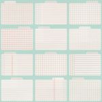 Teresa Collins Designs - Save the Date - Remember This 12 x 12 Double Sided Patterned Paper