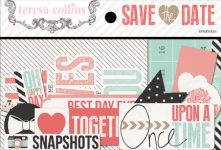 Teresa Collins Designs - Save the Date - Ephemera Pack