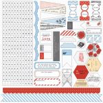 Teresa Collins - Stationery Noted -  12" x 12" Stickers