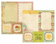 Simple Stories by Memory Works - 100 Days of Summer - 4x4 Quotes & 6x8 Photo Mat Elements
