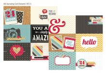 Simple Stories - 24/Seven - 12" x 12" - 4 x 6 Journaling Card Elements