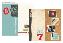 Simple Stories - 24/Seven - 12" x 12" - 6 x 12 Page Elements