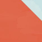 Simple Stories - Life in Color Double-Sided Cardstock 12"X12" - Coral Watercolor/Light Blue Watercolor Simple Basic