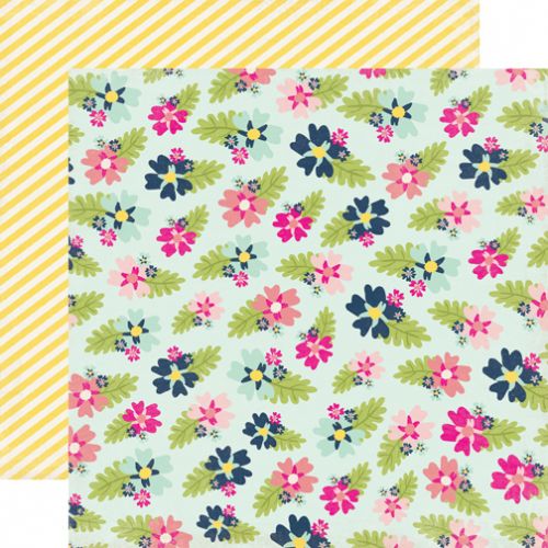 Echo Park Paper Company - Splendid Sunshine Collection - 12x12" Paper - Fancy Floral