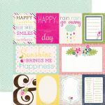 Echo Park Paper Company - Splendid Sunshine Collection - 12x12" Paper - Journaling Cards