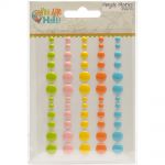 Simple Stories - You Are Here! Enamel Dots Embellishments 60/Pkg