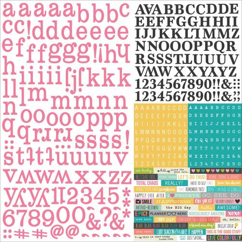 Simple Stories - Carpe Diem Cardstock Stickers 12"X12" - Expressions