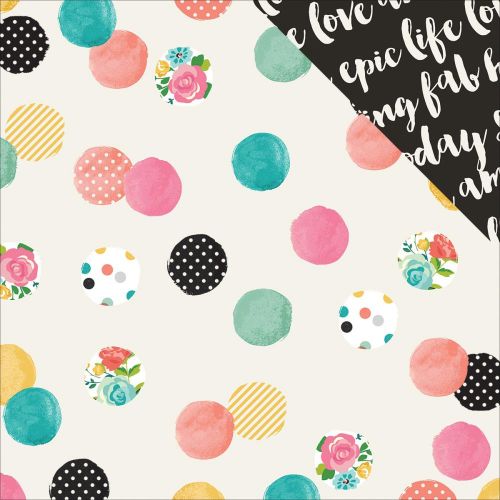 Simple Stories - Carpe Diem Double-Sided Cardstock 12"X12" - Make It Happen