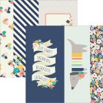 Simple Stories - Carpe Diem - Posh Double-Sided Elements Cardstock 12"X12" - 2"X12", 4"X12" & 6"X12"