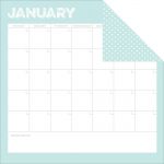 Simple Stories - Life Documented - January Calendar Designer Cardstock