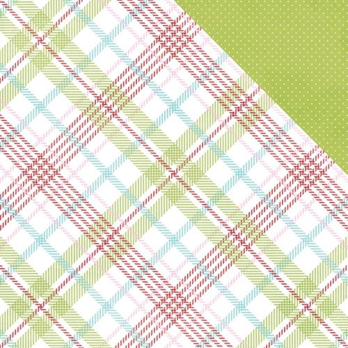 Simple Stories - Mistletoe Kisses Double-Sided Cardstock 12"X12" - Ho Ho Ho