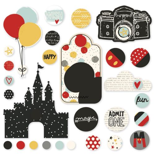 Simple Stories - Say Cheese III - Metal Brads & Tags 33/Pkg