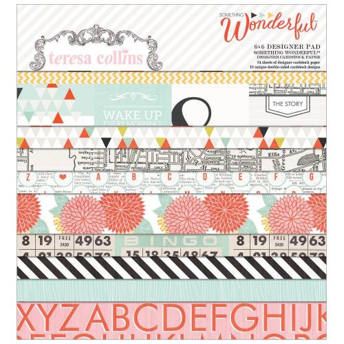 Teresa Collins Designs - Something Wonderful - 6x6 Pad