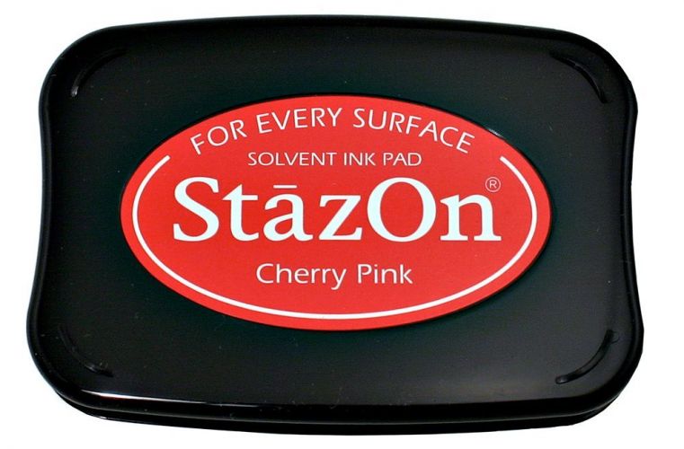 Tsukineko - Staz On - Cherry Pink - Solvent Ink Pad