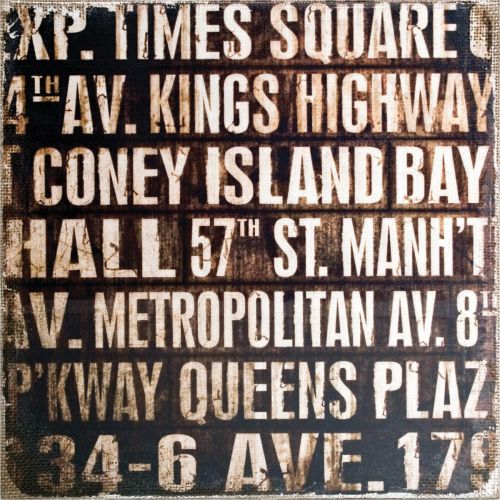 Tim Holtz - Idea-Ology - District Market - Burlap Panel - Subway