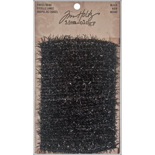 Tim Holtz - Idea-ology - Tinsel Twine 6yds - Black
