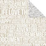 Teresa Collins Designs - Urban Market - Subway 12 x 12 Double Sided Patterned Paper