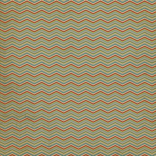 My Mind's Eye - Vintage Christmas - 12x12" Double Sided Patterned Glittered Paper - Chevron Paper