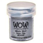 WOW! Embossing Powder Super Fine 15ml - Metallic Silver